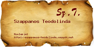 Szappanos Teodolinda névjegykártya